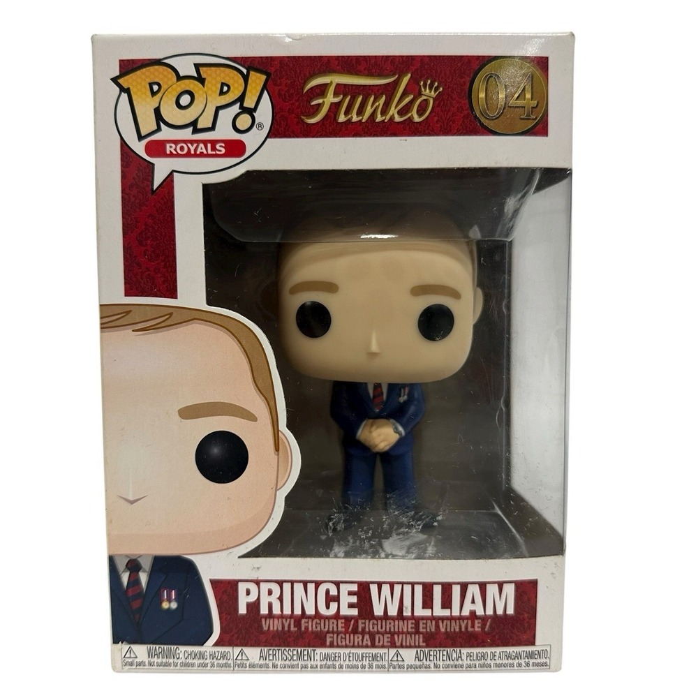 Funko Pop Royal Family Prince William Vinyl Figure 04 Royals 21951 Vaulted NEW